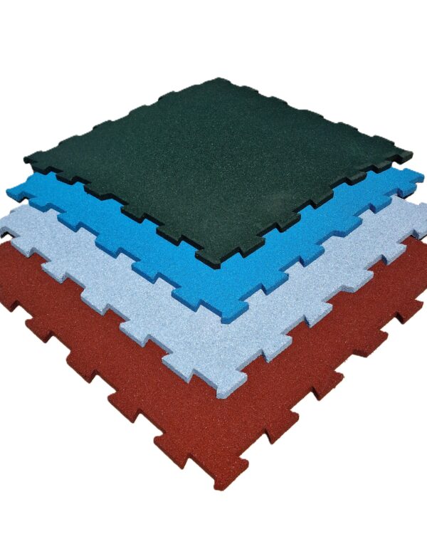 Pavele cauciuc patrate Plane PUZZLE 1 m x 1 m